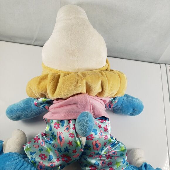 Build-A-Bear BAB Smurfette BAB Smurfette Plush With Pajamas & Smurf Slippers - Picture 14 of 16